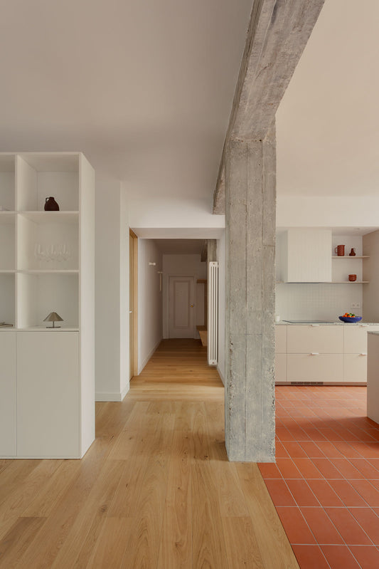 La terraza como eje de una nueva distribución