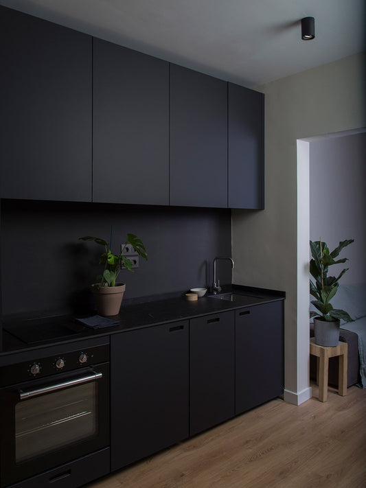 Cocina negra y su elegancia distintiva