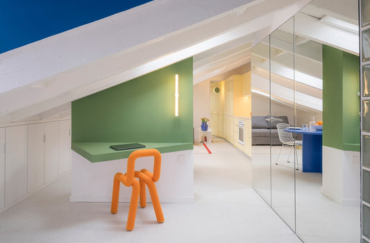 Soluciones innovadoras para un ático de 42m2