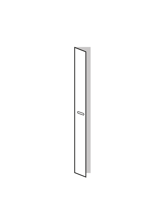 Door 25X201 Lacquer Argil Right Pill Argil
