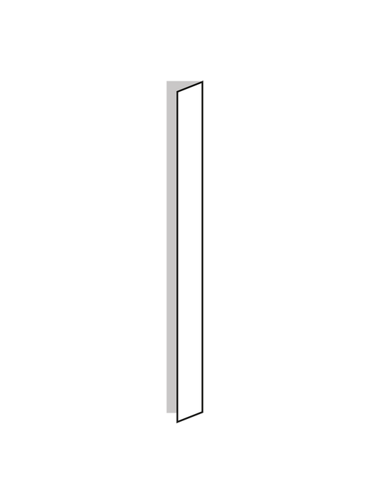 Porte 25X236 Laque Argil Gauche Sans Poignée