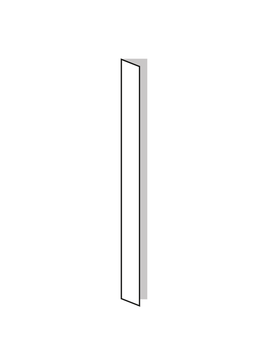 Porte 25X236 Laque Blanco Droite Sans Poignée