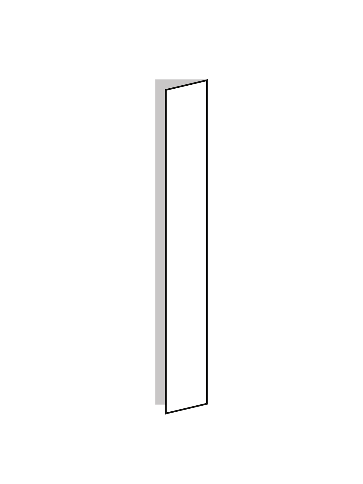 Door 37X236 Lacquer Ave Right Without Handle