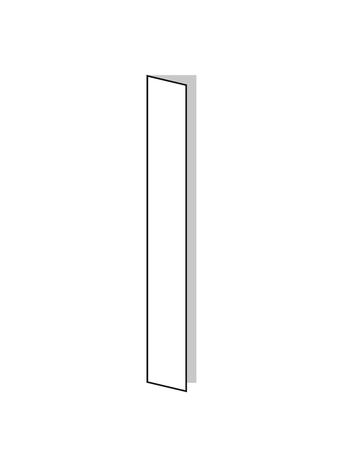 Door 37X236 WOOD Oak Left Without Handle