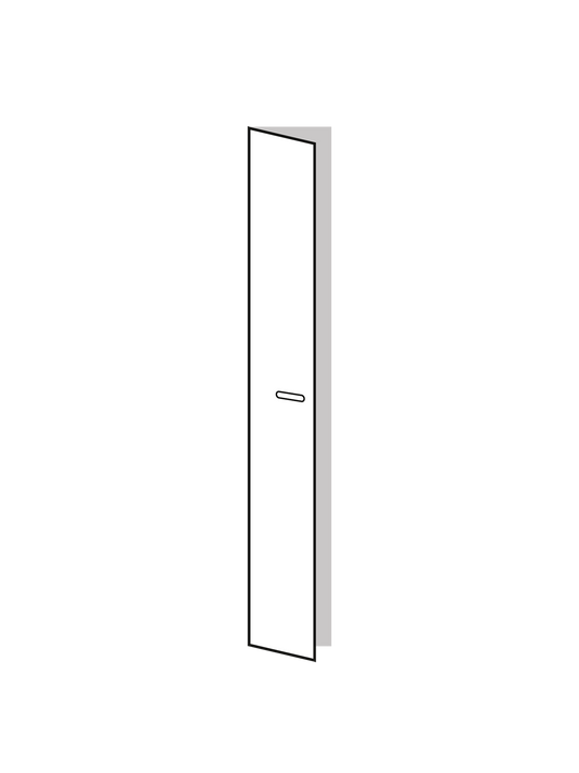 Door 37X236 WOOD Walnut Right Pill Walnut