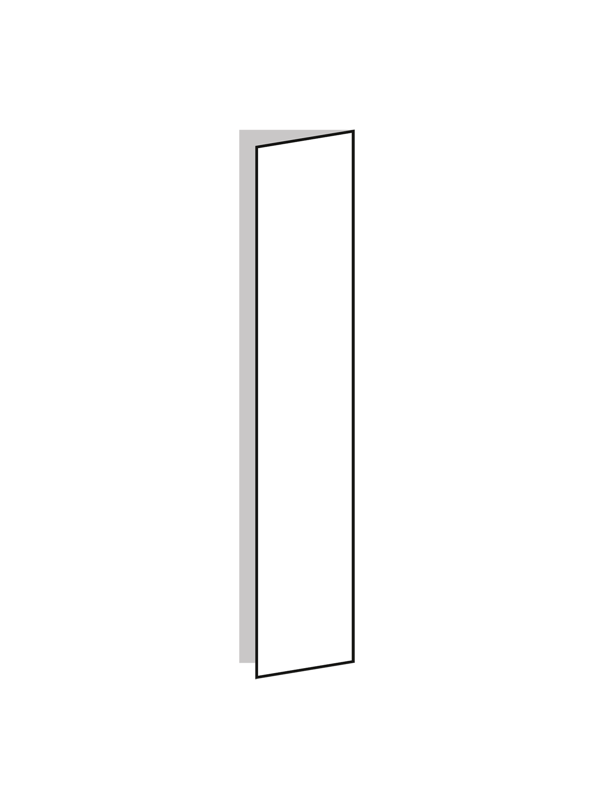 Tür 50X236 Laminat Pale Rechts Ohne Griff