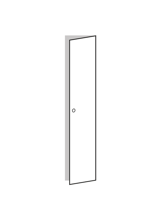 Tür 50X236 Laminat Negro Rechts Round Eiche