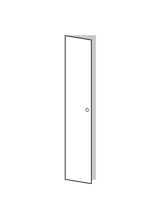 Puerta 50X236 WOOD Roble Derecha Round Roble
