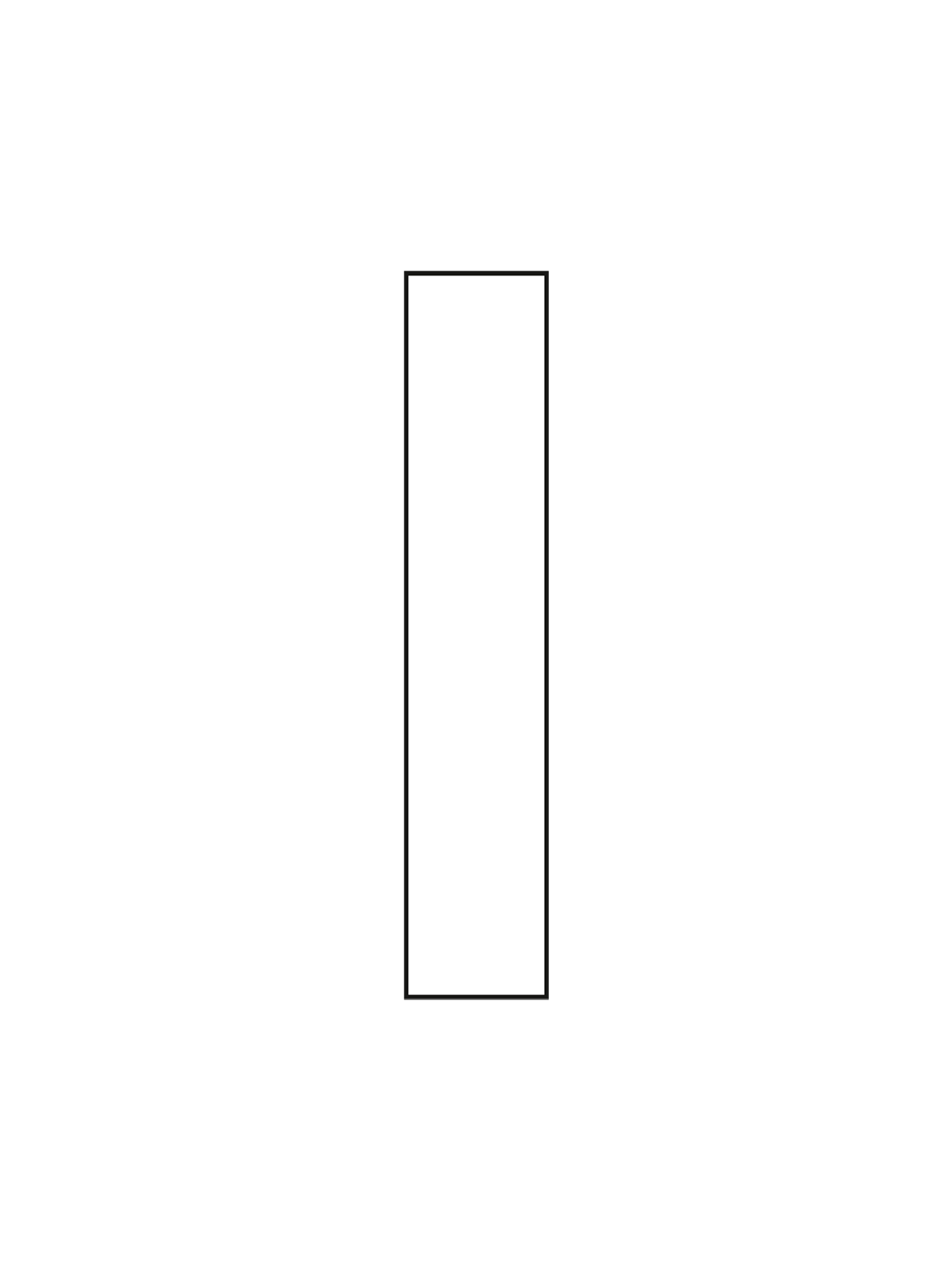 Seitenpaneel 37.5X201 Lack Negro