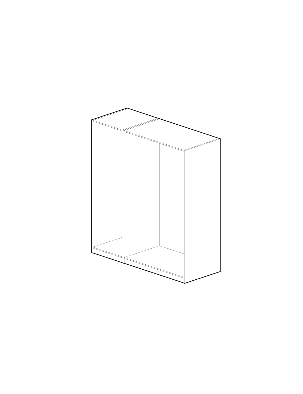 Schrank 150 x 200 x 58