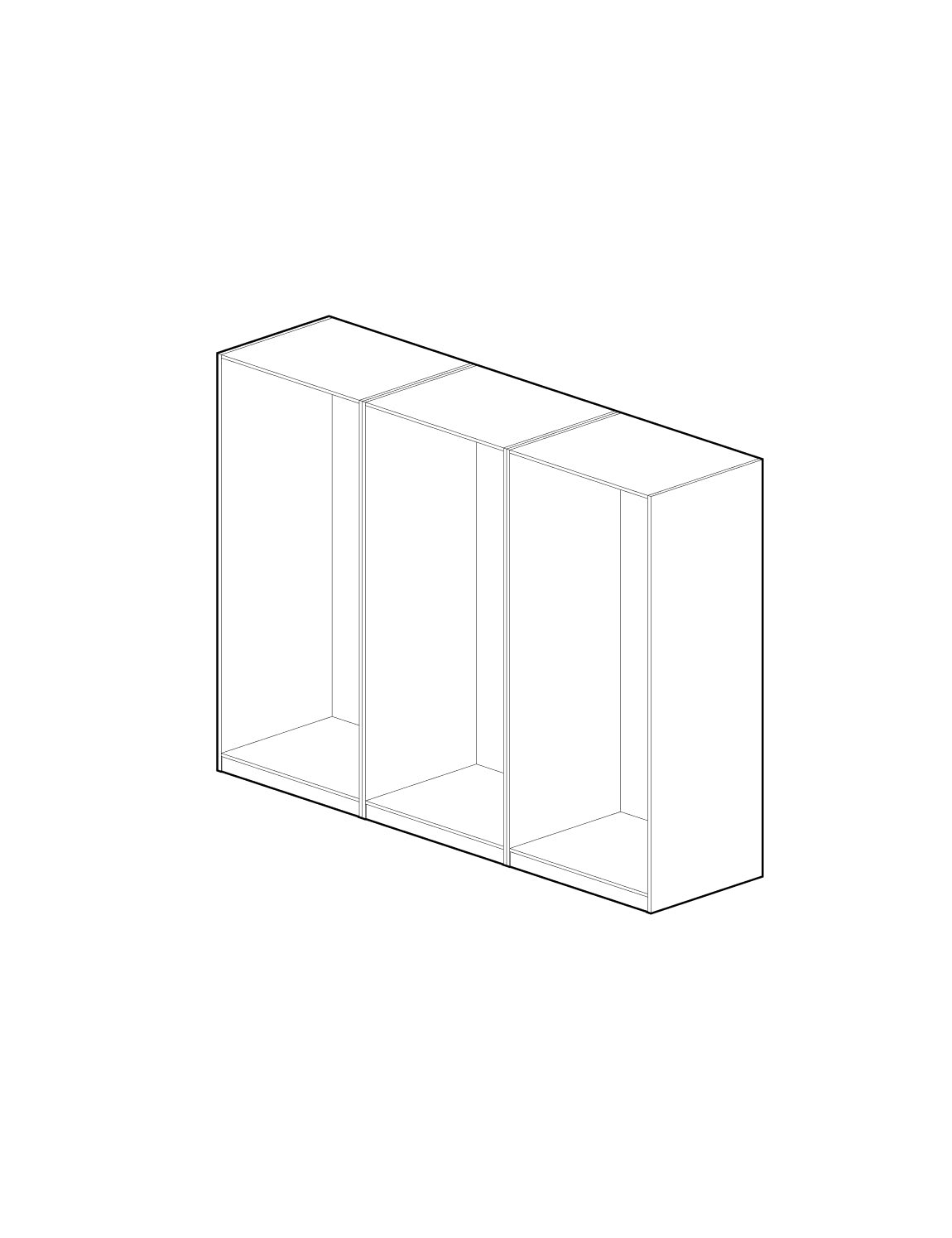 Schrank 225 x 200 x 58