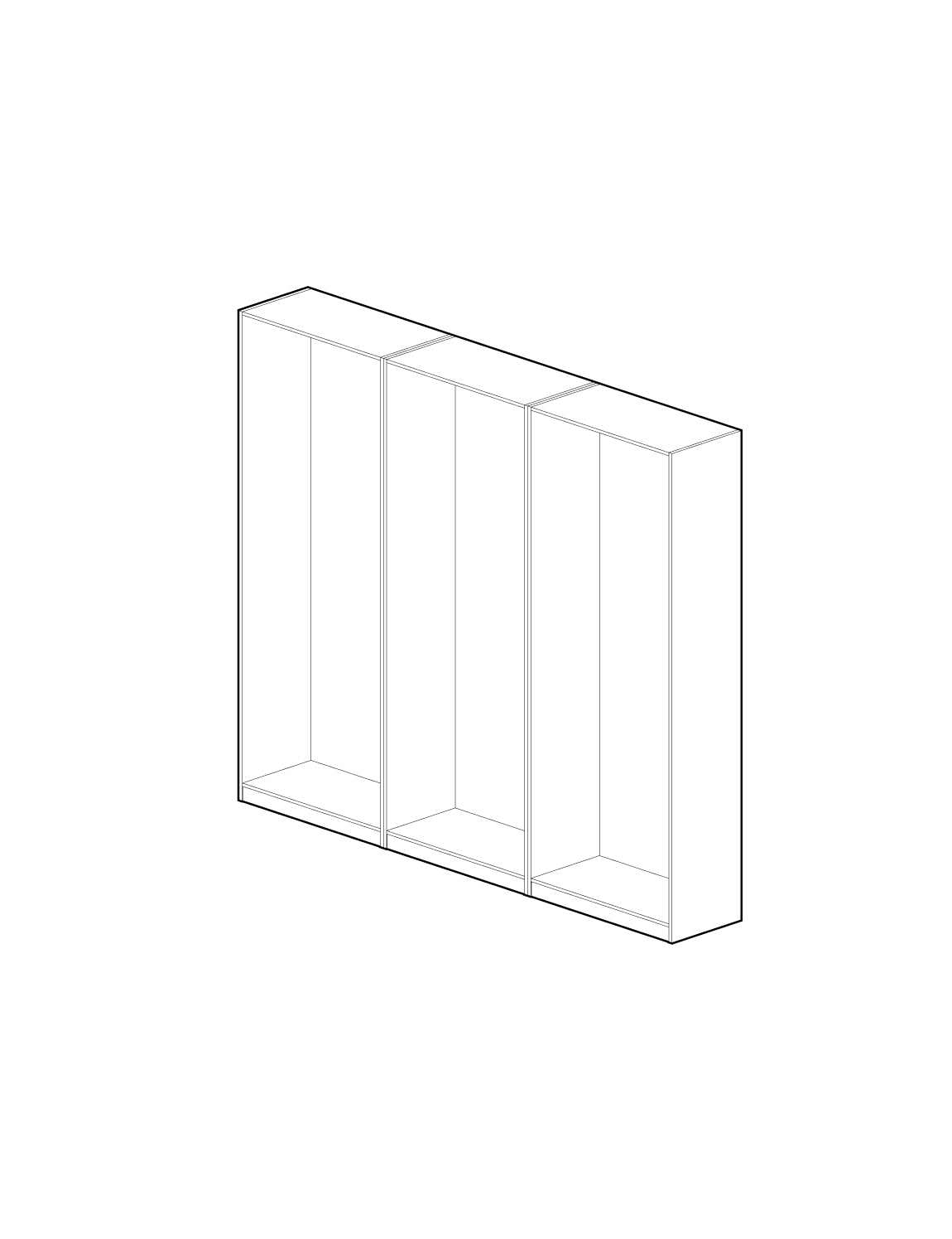 Schrank 225 x 236 x 35