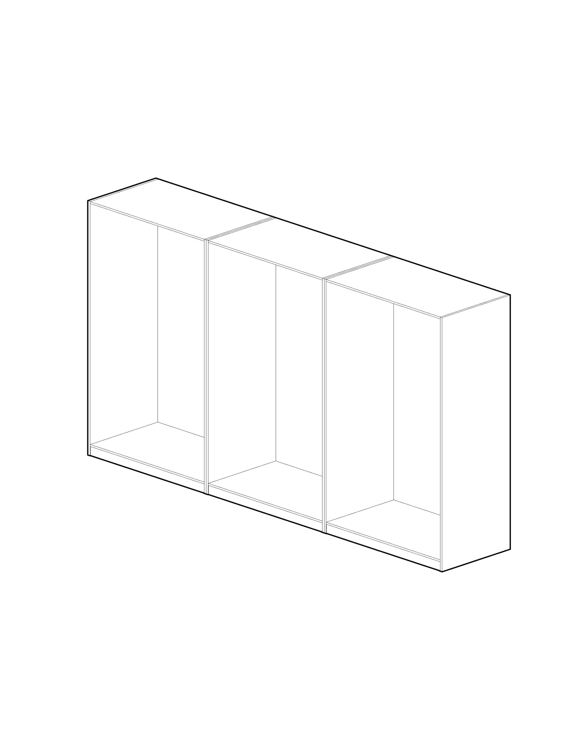 Schrank 300 x 200 x 58