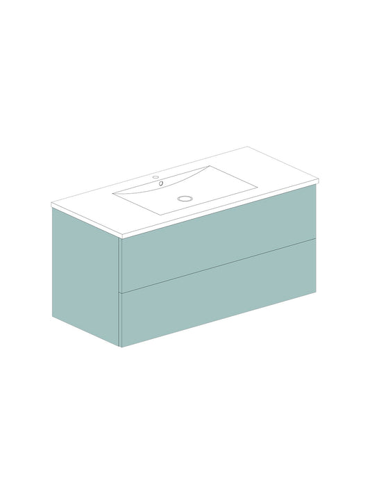 Par 100 Ceramico Celeste Sin Tirador