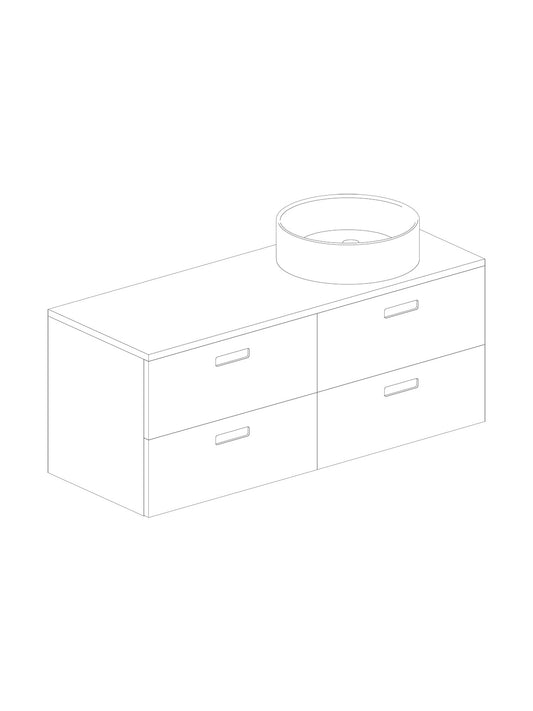 Par 120 1-À poser Blanco Square Couleur
