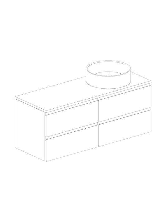 Par 120 1-À poser Blanco UShape