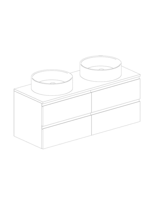 Par 120 2-À poser Blanco UShape
