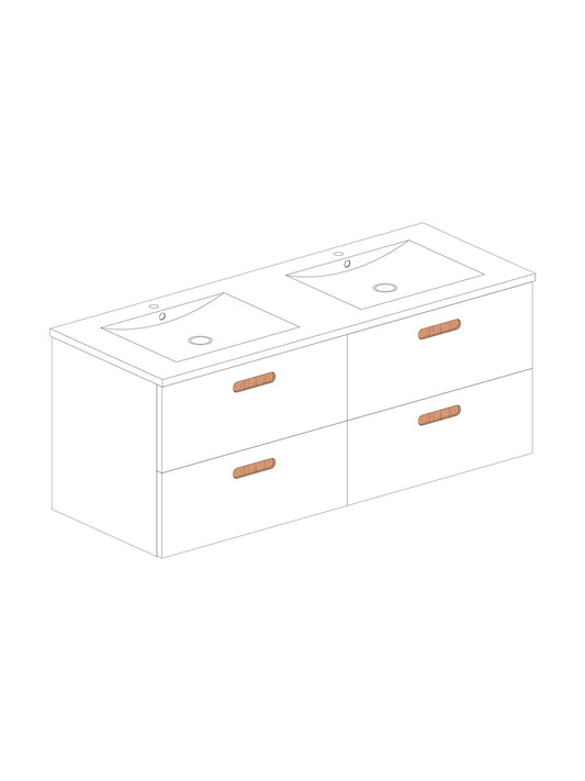 Par 120 Ceramico Blanco Pill Roble