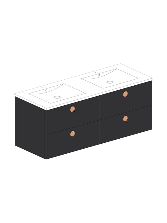 Par 120 Céramique Negro Round Chêne