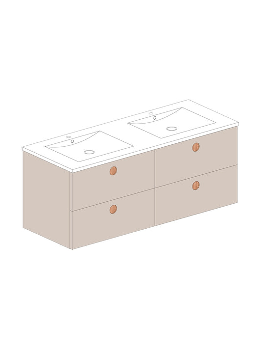 Par 120 Ceramico Seda Round Roble