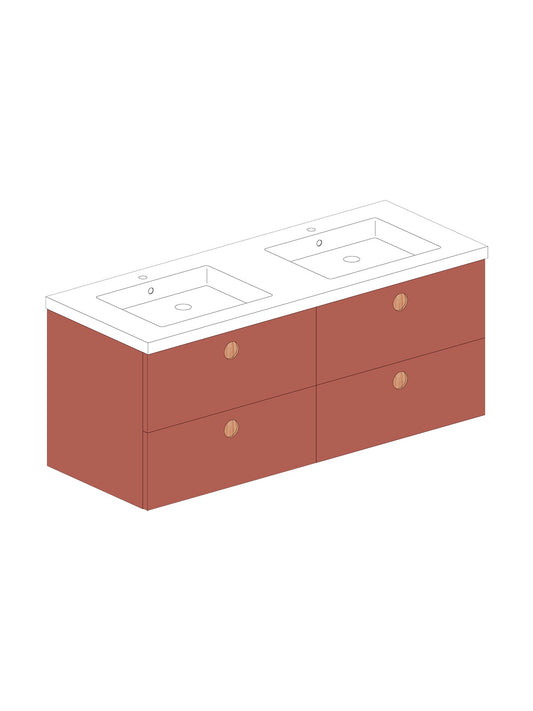 Par 120 Solid Marga Round Roble