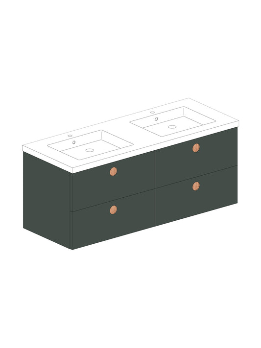 Par 120 Solid Pino Round Roble