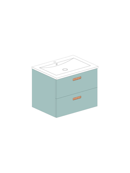 Par 60 Ceramic Celeste Square Oak