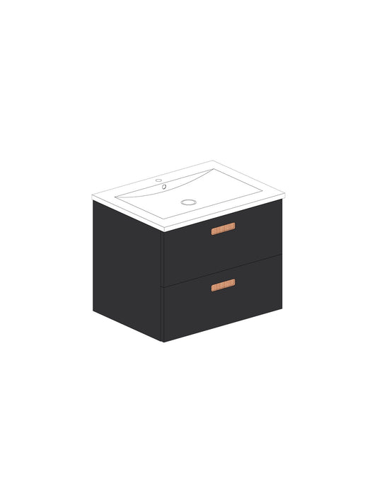 Par 60 Ceramico Negro Square Roble
