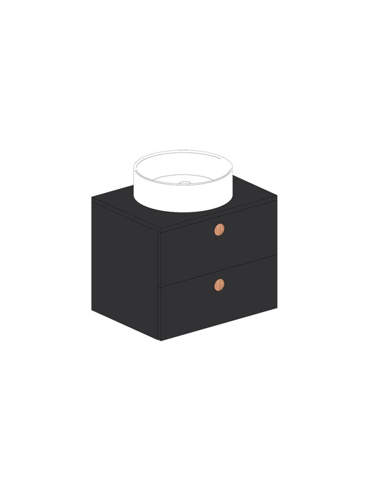 Par 60 Countertop Negro Round Oak