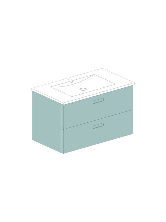 Par 80 Ceramico Celeste Square Color