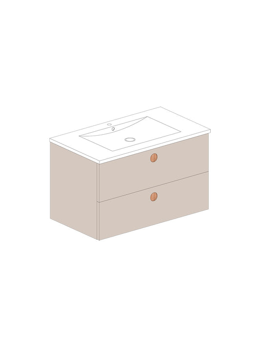 Par 80 Ceramic Seda Round Oak