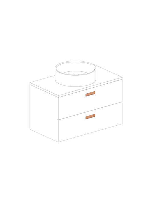 Par 80 Countertop Blanco Square Oak